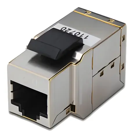 Digitus Modulární spojka CAT6A stíněná RJ45-RJ45 / Spojka / na panel