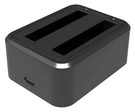 Puluz PU818 / Duální nabíječka baterií / Pro Insta360 X3 / USB-C / 5V 3A