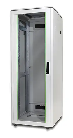 Digitus DN-19 32U-6/6-1 šedá / Rozvaděč / stojanový / 32U / 600 x 600 mm / Unique