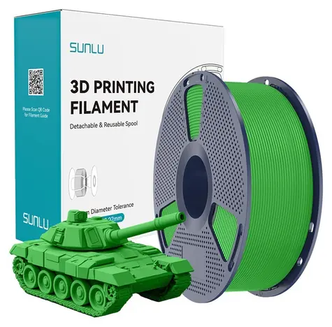 Sunlu PLA+ High-Speed zelená / Tisková struna / PLA / 1,75 mm / 1 kg