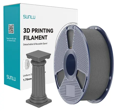 Sunlu PLA High-Speed Marble Betonově šedá / struna pro 3D tiskárnu / PLA / vysokorychlostní tisk / 1.75mm / 1kg