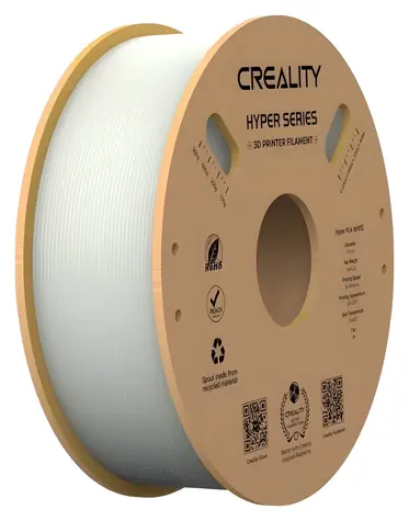 Creality Filament Hyper PLA bílá / struna pro 3D tiskárnu / Hyper PLA / 1.75mm / 1kg