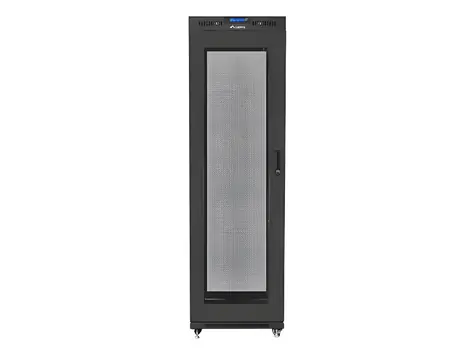 Lanberg Rack 42U černá / Stojanový rozvaděč / 19