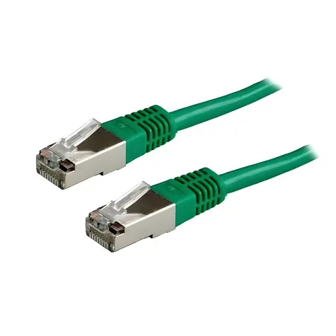XtendLan SFTP CAT6A LSFRZH 0,5m zelená / Patch kabel / RJ45-RJ45