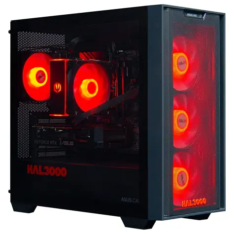 HAL3000 Online Gamer černá / Herní PC / AMD Ryzen 5 5600 / 32GB DDR4 / RTX 5060 / 1TB PCIe4 SSD / WiFi / W11