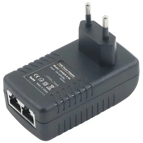 XtendLan PoE injektor pasivní 24V/1A / Injektor PoE / 1000Base-T / do zásuvky