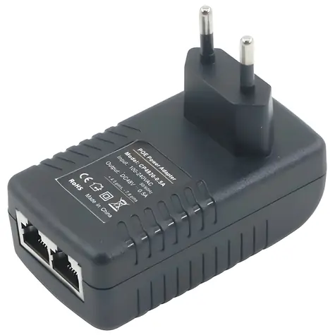 XtendLan PoE injektor pasivní 48V/0,5A / Injektor PoE / 1000Base-T / do zásuvky