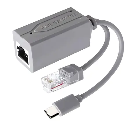 XtendLan XL-POES-5VUC / PoE splitter / 802.3af / stabilizovaných 5V/2,4A / výstup USB-C