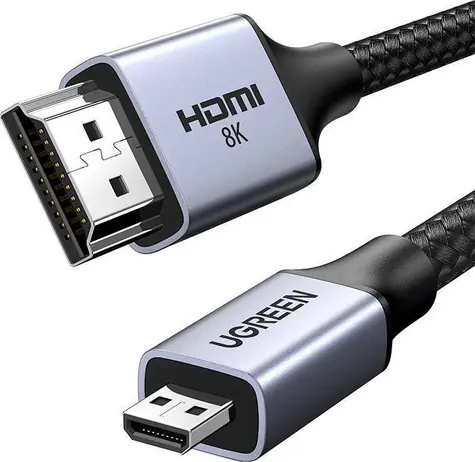 Ugreen 15516 černá / Video kabel / HDMI Typ A - HDMI Typ D (Micro) / 1 m