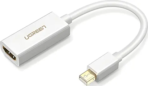 Ugreen 10460 adaptér Mini DisplayPort - HDMI bílá / Adaptér / Mini DisplayPort(M) - HDMI(F)