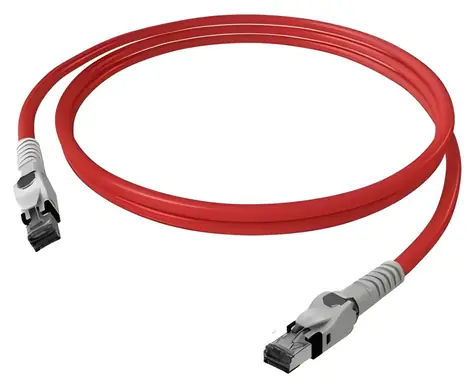 Easylan VarioBoot Cat6A S/FTP červená / Patch kabel / 2 m