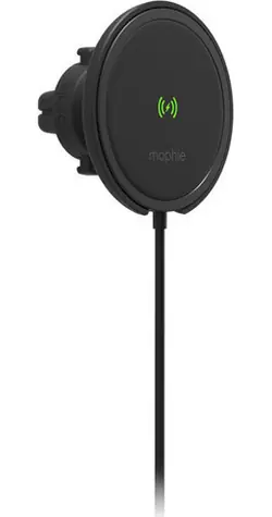 Mophie Snap+ černá / Držák do auta s bezdrátovým nabíjením / MagSafe / Qi / 15W