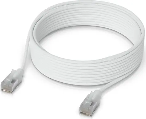 Ubiquiti UniFi Etherlighting Patch kabel 8m bílá / RJ45 / Cat6A / 10GbE / PoE++