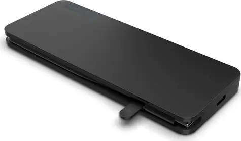 Lenovo USB-C Slim Travel Dock 4X11N40212 černá / Dokovací stanice / 8v1 / 2x USB-A / 2x USB-C / HDMI / PD 65W