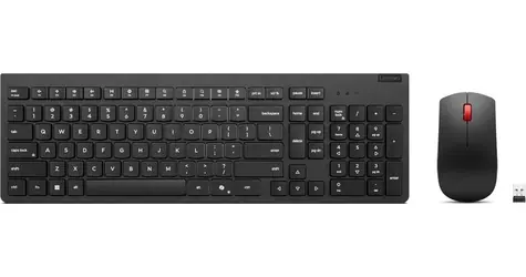 Lenovo Essential Wireless Combo Gen2 černá / Set klávesnice a myši / CZ / 2,4 GHz / 1600 DPI