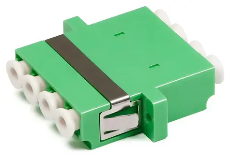 XtendLan LC-LC quad adaptér SM APC zelený / Adaptér / Optický / LC-LC / SM APC