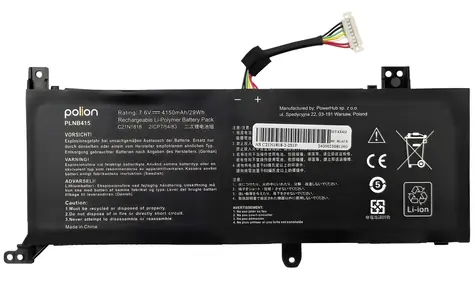 TRX Baterie Polion C21N1818-2 pro ASUS X412, X512, X514, V400D / Náhradní baterie / Li-Pol 7,6 V / 4150 mAh
