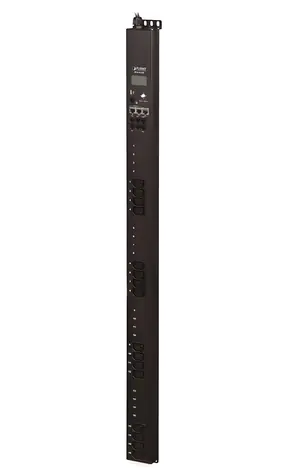 Planet IPM-16230 / IP PDU / 16x zásuvek 240V/10A / 0U rack / LED displej / 2x kaskádový port / port senzoru
