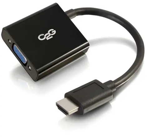 C2G HDMI na VGA videokonvertor černá / Adaptér / HDMI(M) - VGA(F)