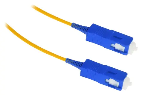 XtendLan FO patch SC-SC 1 m / Optický patch kabel / simplex 9/125 G.657.A1 / LS0H / 2 mm / krátký vývod