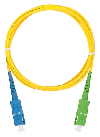XtendLan FO patch SC/APC-SC / Optický patch kabel / simplex / 9/125 / G.652D / LS0H / 5 m
