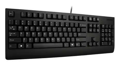 Lenovo Essential černá / Drátová klávesnice / CZ layout / numerická klávesnice / USB-A