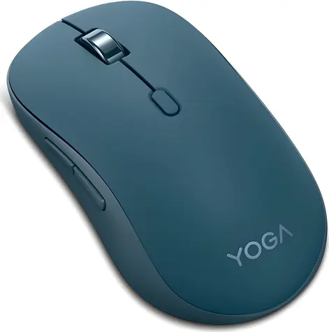 Lenovo Yoga Bluetooth Silent Mouse Tidal Teal / Bezdrátová myš / optická / 4000 DPI / 6 tlačítek / Bluetooth 5.3