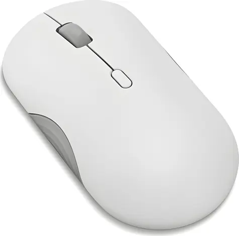 Lenovo 350 Bluetooth Silent Cloud Grey / Bezdrátová myš / 2400 DPI / Bluetooth 5.3 / 6 tlačítek