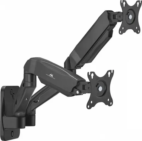 Maclean MC-988 černá / Nástěnný držák pro dva monitory / 17-32