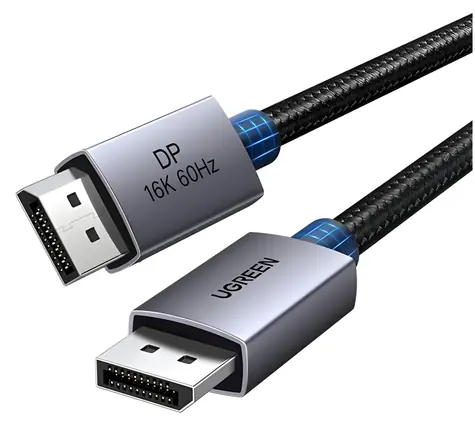 Ugreen DisplayPort kabel stříbrná / DisplayPort kabel / 0,5 m