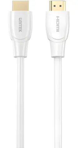 Unitek C11099AWH03-1M bílá / Kabel HDMI / HDMI 2.1 / 8K / 48 Gbit/s / 1 m