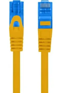 Lanberg CAT6A S/FTP oranžová / Patch kabel / LSZH / CCA / 0,5 m / RJ45-RJ45 / Fluke Passed