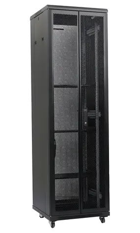 XtendLan TELCO 42U/800x1000 černá / Stojanový rozvaděč / 19