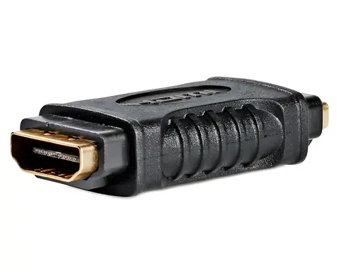 Nedis adaptér HDMI (F) - HDMI (F) černá / Redukce / pozlacené konektory