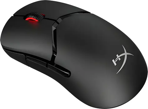HyperX Pulsefire Saga Pro černá / Herní myš / Optická / Bezdrátová USB + BT / 26000 DPI / 6 tlačítek