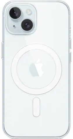 Apple Průhledný kryt s MagSafe pro iPhone 15 Plus transparentní / Kryt / MagSafe