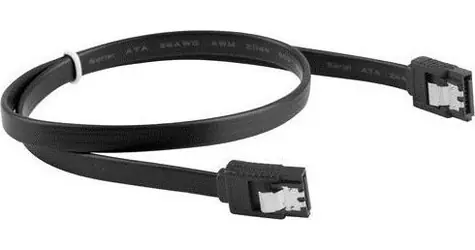 Lanberg CA-SASA-14CU-0050-BK černá / SATA kabel / SATA (M) - SATA (M) / 0,5 m