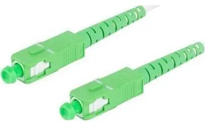 Lanberg SM bílá / Optický patch kabel / SC/APC-SC/APC / Simplex / G657A2 / 30 m