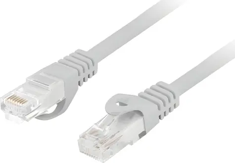 Lanberg UTP CAT6 0,25m šedá / Patch kabel / RJ45-RJ45 / LSZH / Fluke Passed