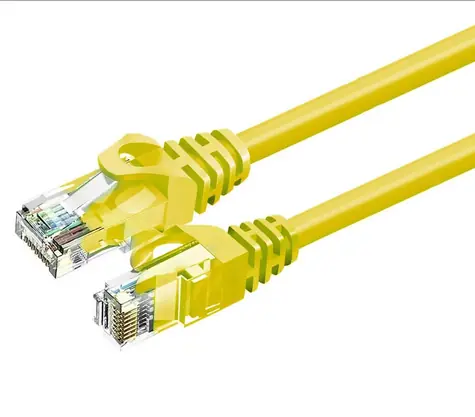 ZOY Cat6 U/UTP žlutý 0,25 m / Síťový kabel / RJ-45