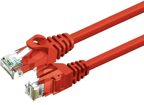 ZOY červená / Patch kabel / Cat6 UTP / CCA / 5 m