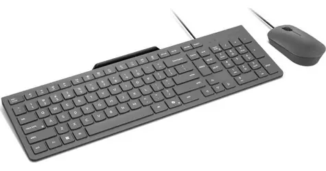 Lenovo 310 šedá / Set klávesnice a myši / Drátový / USB-A / CZ/SK