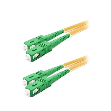 XtendLan FO patch SC/APC-SC/APC / Optický patch kabel / 10 m / 09/125 duplex / G.652d / LS0H