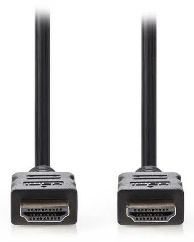 Nedis High Speed HDMI 7,5m černá / Kabel HDMI / 4K 30Hz / Ethernet / zlacené konektory