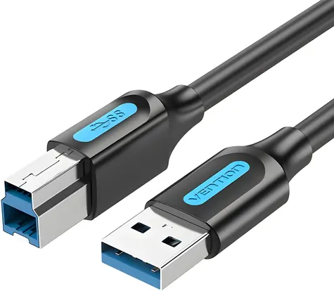Vention černá (COOBI) / Kabel USB 2.0 A-B / 3 m