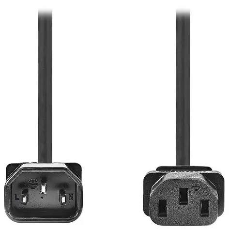 NEDIS IEC C14/C13 / Napájecí prodlužovací kabel / 5 m / černá
