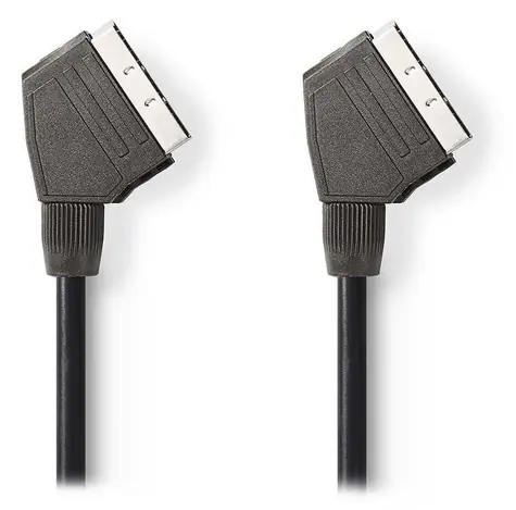 Nedis SCART kabel 1,5 m černý / Video kabel / SCART (M) - SCART (M)