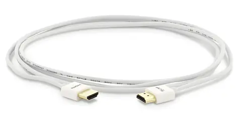 LMP HDMI 2.0 bílá / HDMI kabel / 4K/60Hz / 2 m
