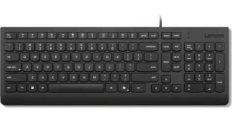 Lenovo Essential černá / Drátová klávesnice / SK layout / PS/2
