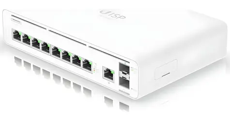 Ubiquiti UISP Console / Router / 9× GbE RJ45 / 2× 10G SFP+ / UISP aplikace / do racku